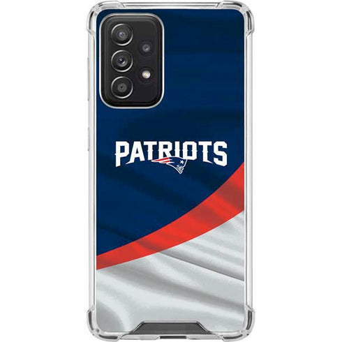 NFL New England Patriots Galaxy A52 5G Clear Case